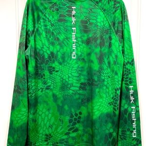 HUK fishing performance shirt, like new.